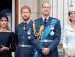 Príncipe Harry e Meghan Markle com o príncipe William e Kate Middleton