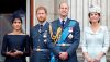 Príncipe Harry e Meghan Markle com o príncipe William e Kate Middleton