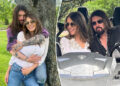 Elizabeth Hurley Cozie até Billy Ray Cyrus no 'Tennessee Weekend' depois de estrear o romance