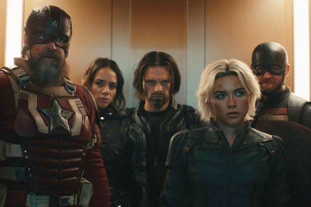 Florence Pugh apresenta cinco minutos estridentes de 'Thunderbolts' da Marvel no Cinemacon
