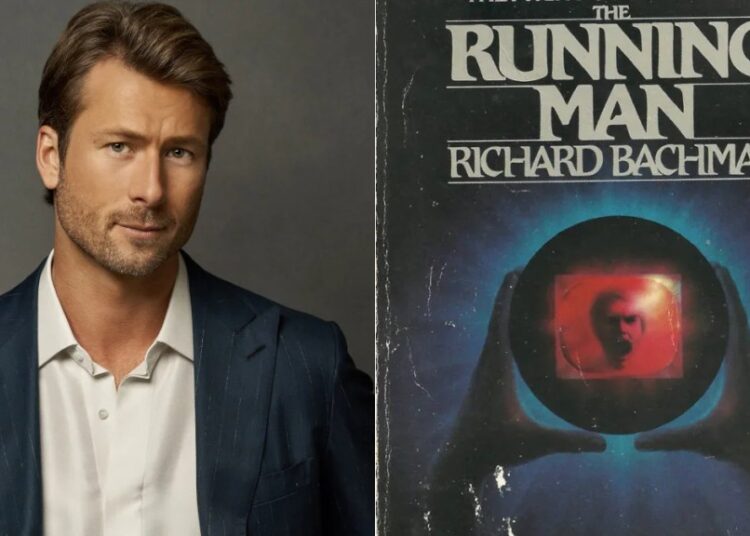 Glen Powell corre para sua vida na primeira filmagem de 'The Running Man'