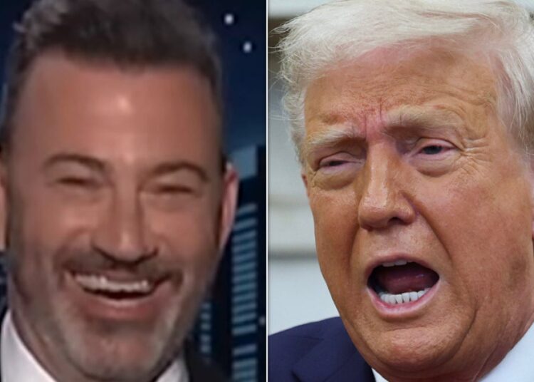 Jimmy Kimmel Trolls Trump com uma oferta 'Live on Television'
