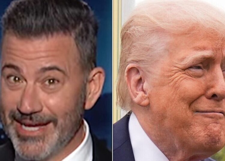 Jimmy Kimmel alerta do dublê do papa que Trump pode puxar a seguir