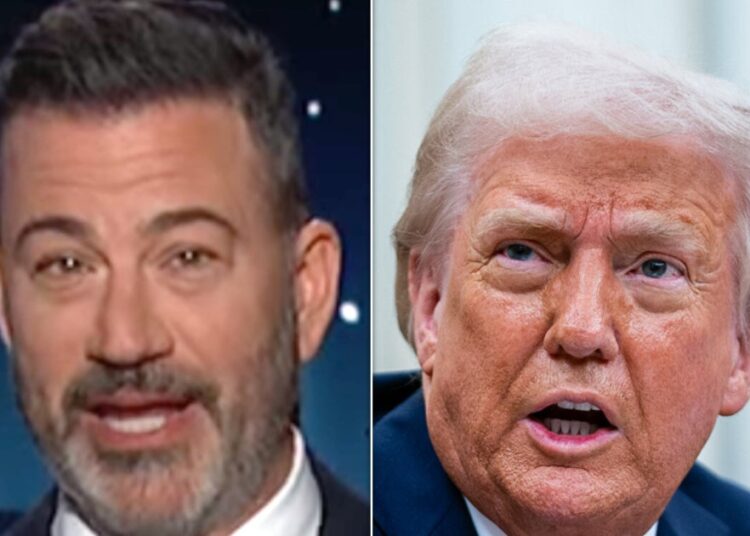 Jimmy Kimmel tem uma reação de 'milhão de dólares' a Trump pulando o retorno de soldados mortos dos EUA