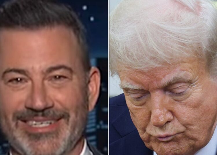 Jimmy Kimmel vê o desconfortável lembrete de Jeffrey Epstein