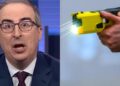 John Oliver Zaps Taser Company Print em uma queda para as idades