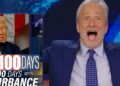 Jon Stewart atinge Trump com um aviso de 's ** thole'