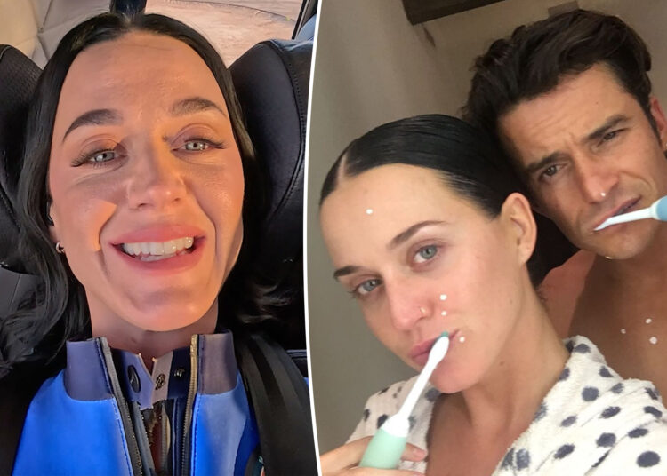 Katy Perry revela como está voltando à realidade após a reação azul de origem