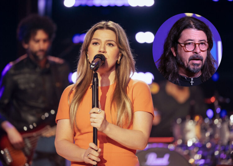 Kelly Clarkson envia uma mensagem em negrito para Dave Grohl com nova capa