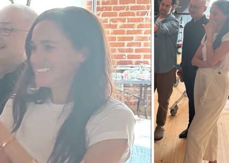 Meghan Markle Sparks Fan Frenzy depois de usar roupas de £ 30 mil para comemorar o lançamento da marca | Real | Notícias