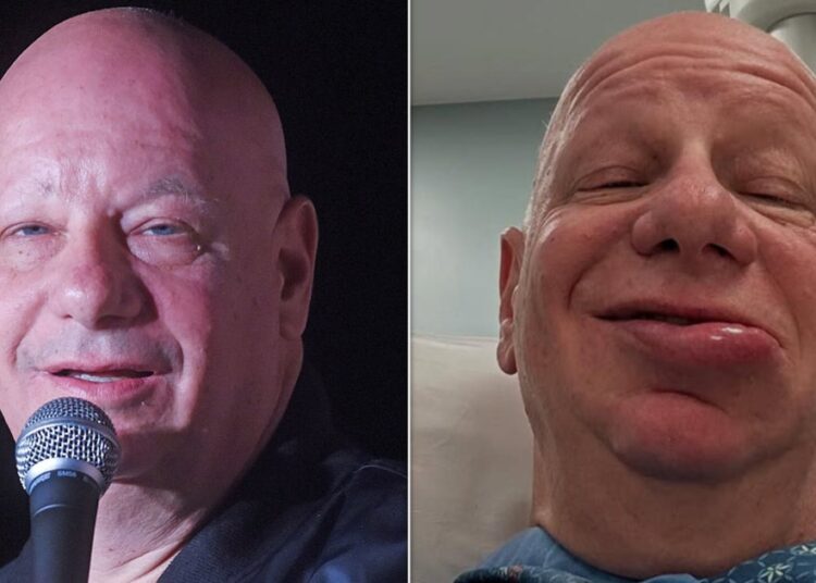 O comediante Jeff Ross hospitalizado por reação alérgica depois de tomar sorvete