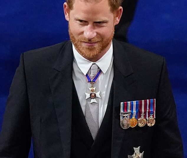 O leitor de lábios revela que o príncipe Harry fez na coroação do rei Charles - e a pessoa surpreendente para a qual ele se voltou para o conforto