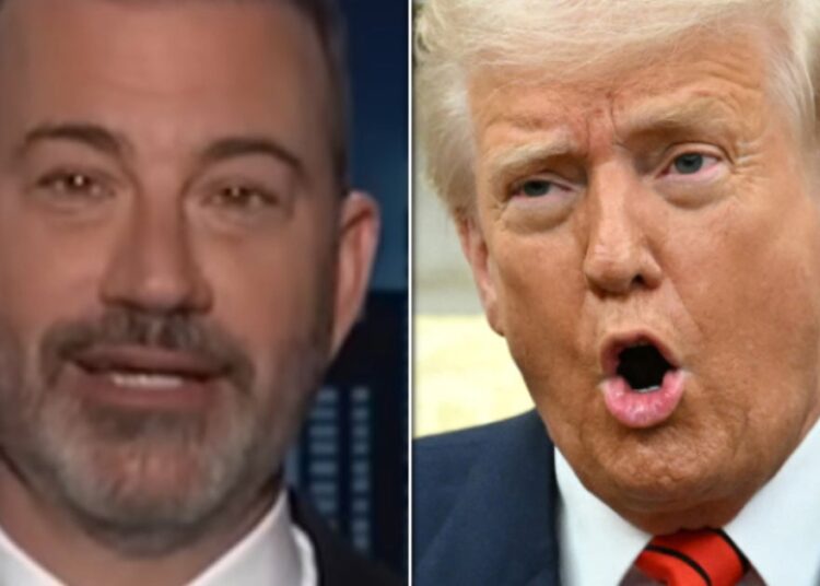 O público de Kimmel entra em erupção por sua ideia de Trump realmente