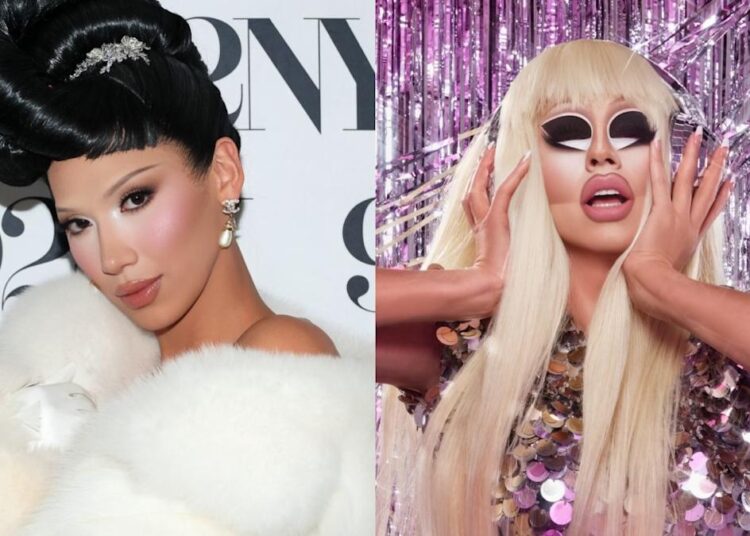 Plastique Tiara atinge 4m seguidores - closes de superar Trixie Mattel