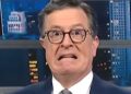 Stephen Colbert Spots 'Cruel' Verdade no exame físico de Trump