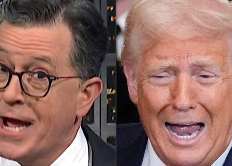 Stephen Colbert revela a verdade 'chocante' sobre a consciência de Trump
