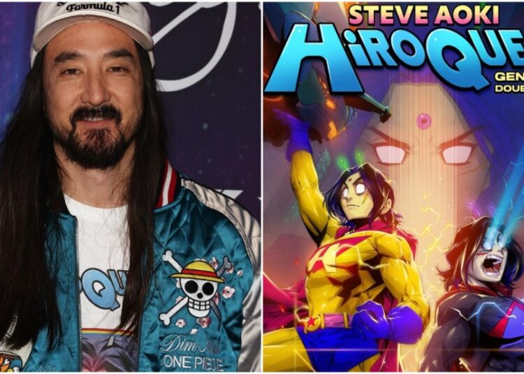 Steve Aoki Comic Lançado pela Gungnir Entertainment Publisher