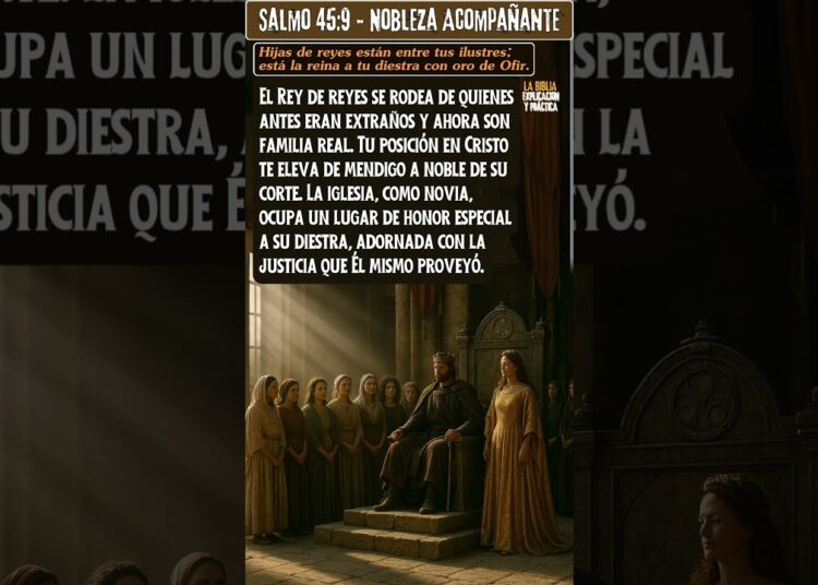 Salmo 45:9 – ¡Transformación Impactante de Extraños a Realeza!