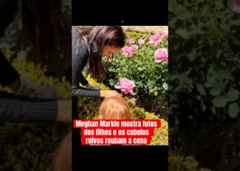 #meghanmarkle mostra fotos dos filhos e os cabelos ruivos roubam a cena  #realezabritanica #noticias