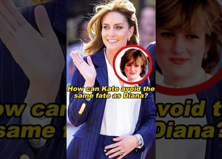 How can Kate avoid the same fate as Diana? #kate #diana #royal #subscribe