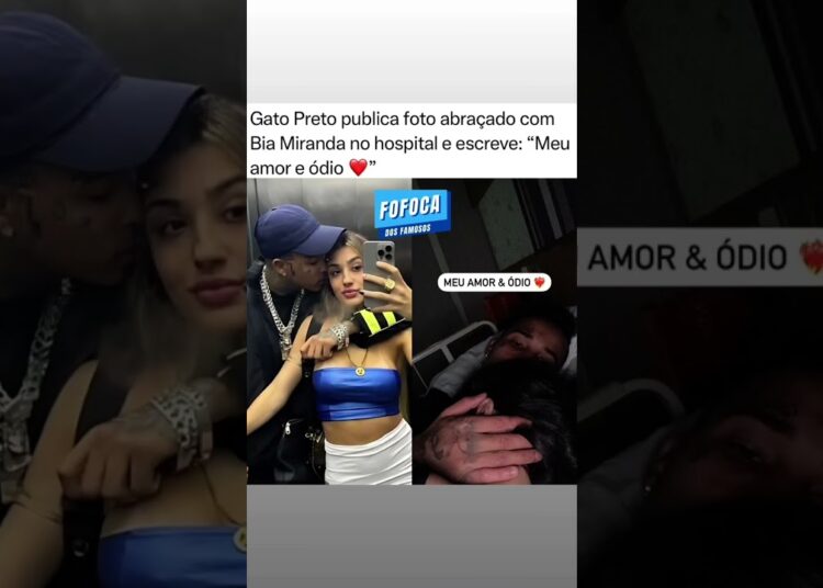 bia Miranda e gato preto, será que voltaram?? #musica #fofocas #biamiranda