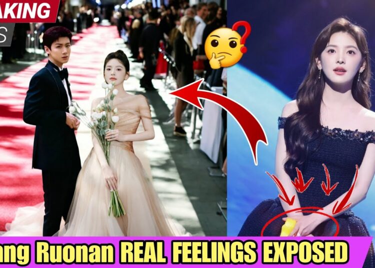TOTAL SHOCK! Bai Jingting & Zhang Ruonan’s Red Carpet Moment Leaves Fans Breathless! 🖤😱