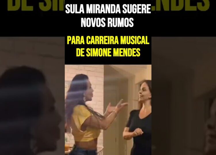 Sula Miranda sugere novos rumos para carreira musical de Simone Mendes #SulaMiranda #SimoneMendes