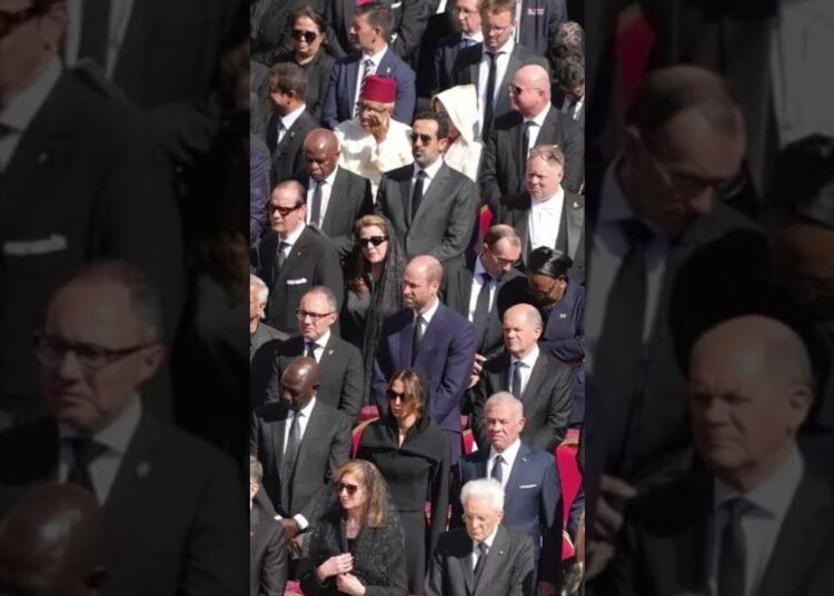 William é rebaixado no funeral do Papa e reação surpreende! #shortsfeed #shortsyoutube