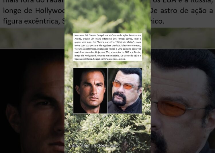 De astro de ação a enigma global: Steven Seagal sumiu do radar