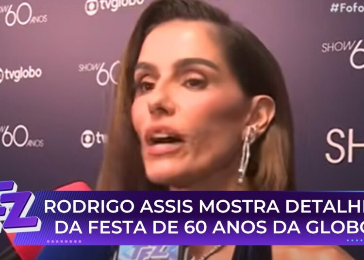 Rodrigo Assis entrevista famosos na festa de 60 anos da Globo | Fofocalizando 01/05/25