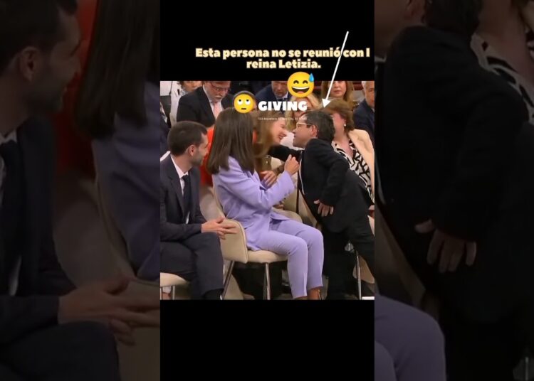 🙄This man egnore queen Letizia🙆#queenletizia#royal#queen