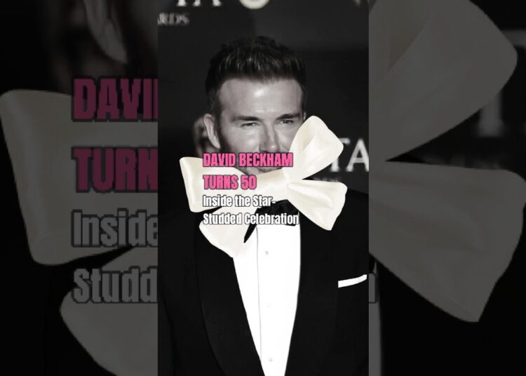 David Beckham Turns 50: Inside the Star-Studded Celebration. #davidbeckham #victoriabeckham