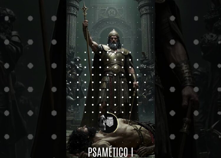 Psamético I – Morte em 610 a.C. #historiaantiga #personalidadesmortas #historia #Rip #celebridades