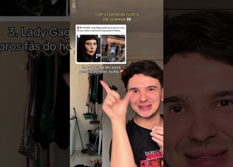 faltou alguma fofoca aí? 🤫 #humor #comedia #react #top5 #fofoca #ladygaga #taylorswift