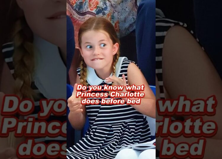 Do you know what Princess Charlotte does before bed #princess #charlotte #royal