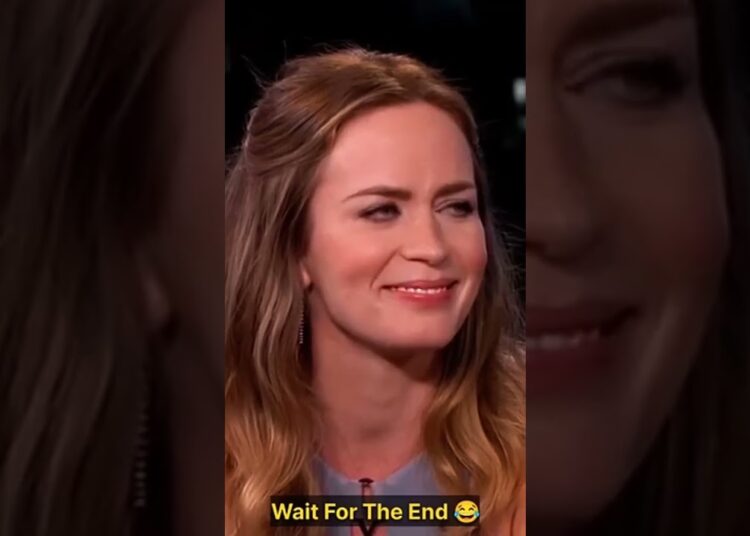 Emily Blunt Não Soube RESPONDER 🤔💬