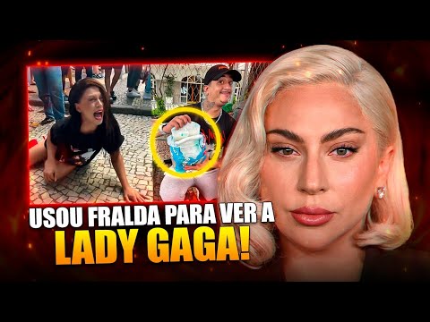 LADY GAGA NO BRASIL… IDOLATRIA, ESTUPIDEZ E FRALDAS.