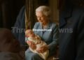 Queen Elizabeth and George #royal #real #realeza #princess #shorts #funny #reels #viral #queen #mom
