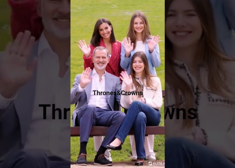 Royal family of Spain #royal #real #realeza #princess #shorts #funny #viral #queen #spain #leonor