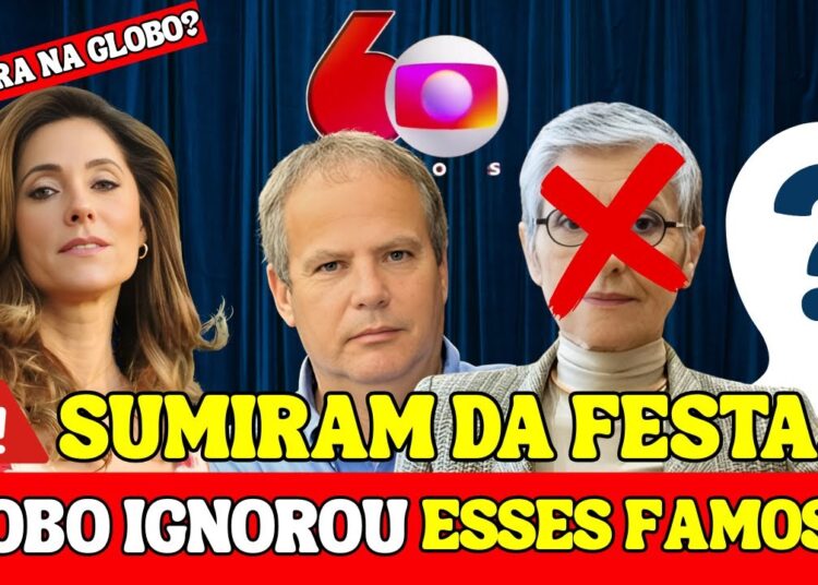 🔥 Esquecidos da Globo! Famosos Censurados na Festa de 60 Anos da Emissora!