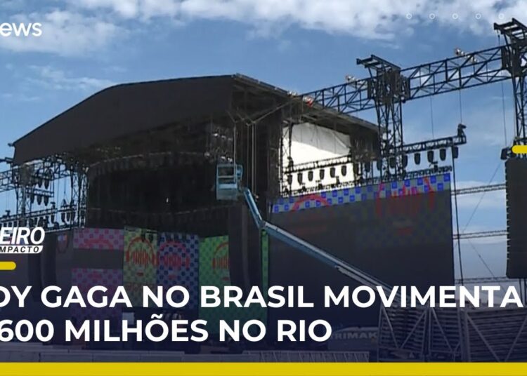 Lady Gaga no Rio: montagem do palco gera 4 mil empregos | Primeiro Impacto (29/04/25)