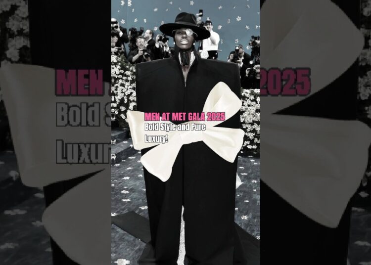 Met Gala 2025 Men’s Outfits That Shocked Everyone! #metgala #redcarpet #mensfashion