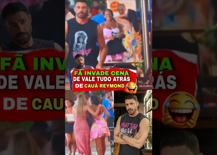 FÃ INVADE GRAVAÇÃO DE VALE TUDO E PERSEGUE CAUÃ REYMOND! Reação Imediata da Globo é INCRÍVEL