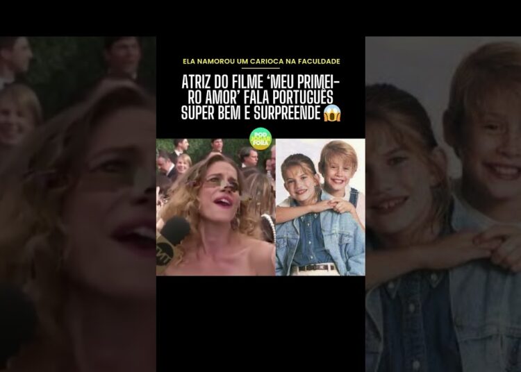 Como assim ela fala português?! 😱 #annachlumsky #meuprimeiroamor #filme #portuguesbrasileiro #gringa