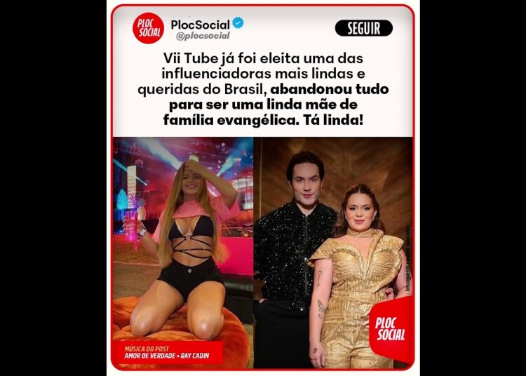 Vii Tube já foi eleita uma das influenciadoras mais lindas e queridas do Brasil, abandonou tudo