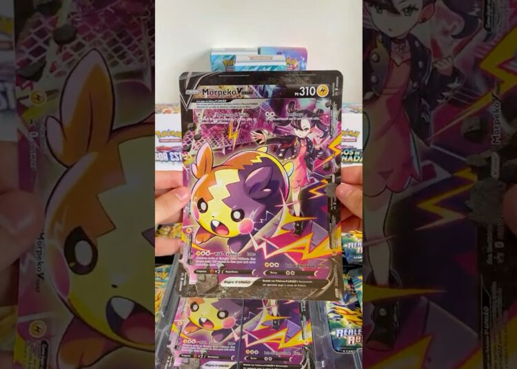 ABRINDO UMA BOX DO MORPEKO DE REALEZA ABSOLUTA #pokemon #pokemontcg