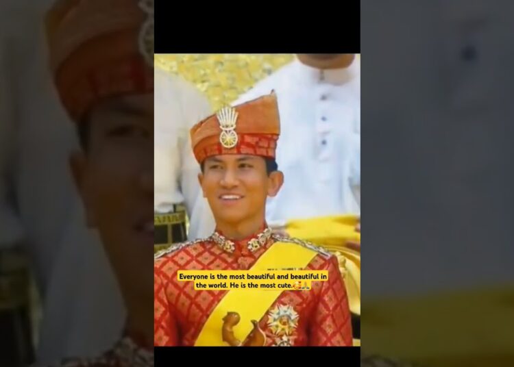 Everyone is the most beautiful and beautiful in the world. He is the most cute. #royal #brunei