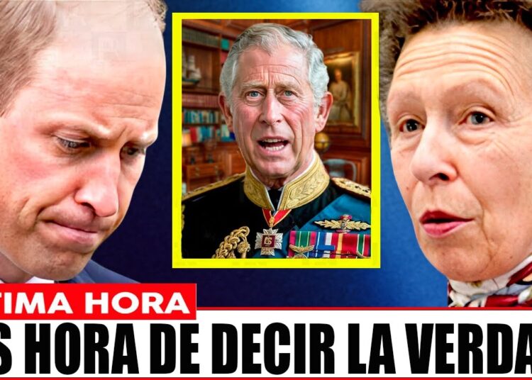 ¡El príncipe William se derrumba cuando la princesa Ana revela el último deseo del rey!