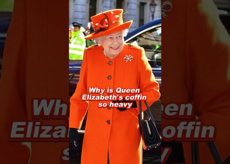 Why is Queen Elizabeth’s coffin so heavy #queen #elizabeth #royal