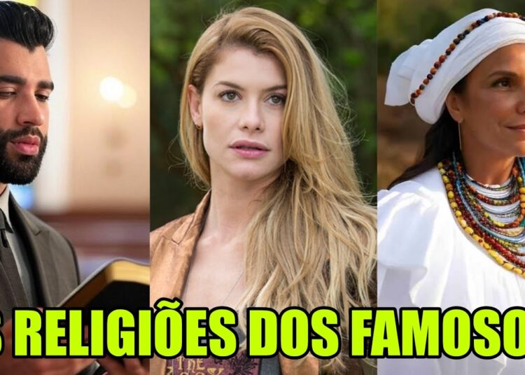 CONHEÇA quais são as RELIGIÕES de 22 FAMOSOS BRASILEIROS